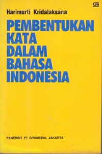 Pembentukan kata dalam bahasa indonesia  #2