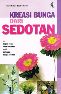 Kreasi bunga dari sedotan